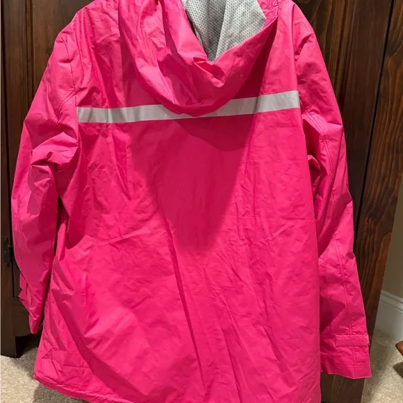 Charles River Apparel Pink Jacket with Overlapping Design - Picture 4 of 4